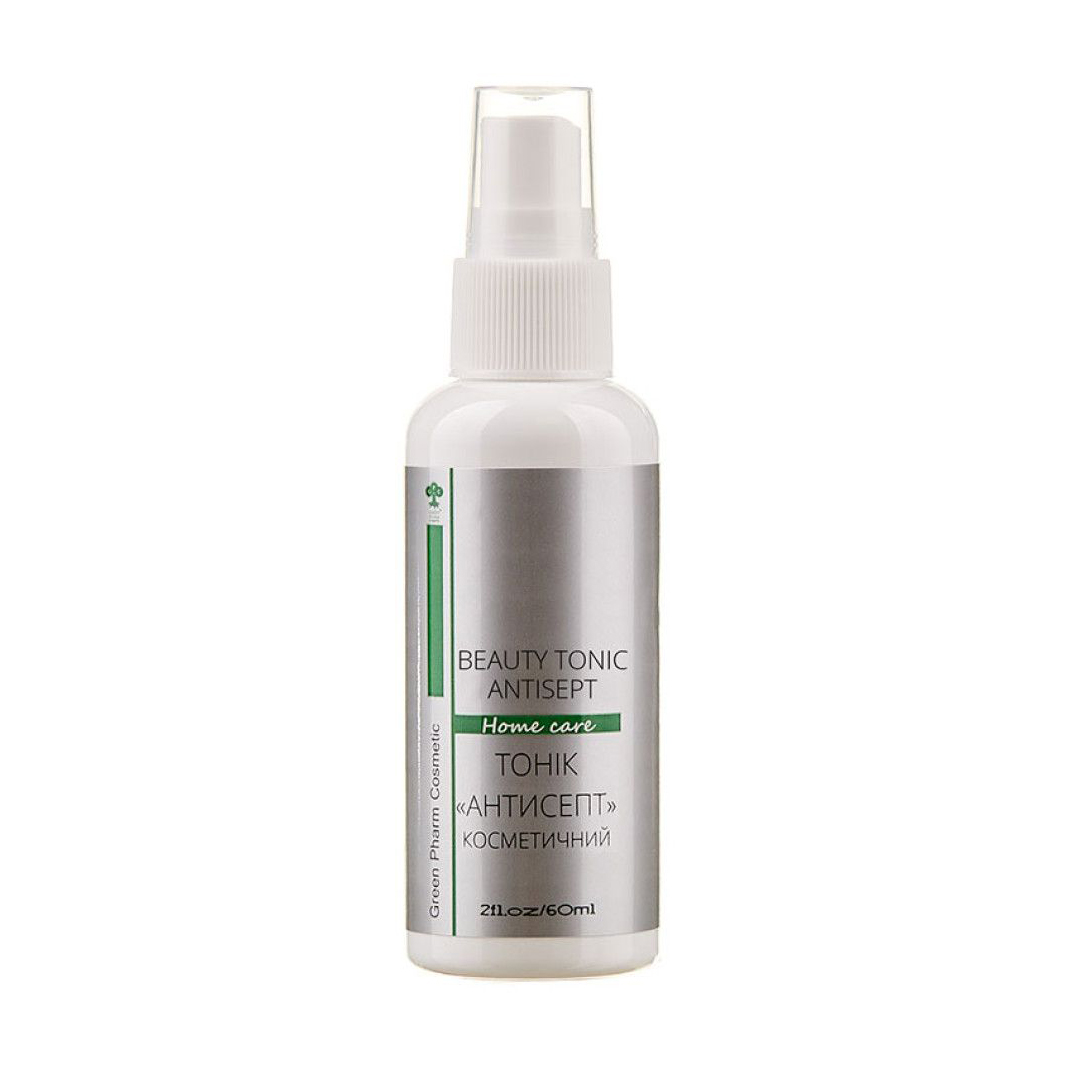 Тонік для обличчя Green Pharm Cosmetic Beauty Tonic Antisept pH 7.0 Антисепт, 60 мл