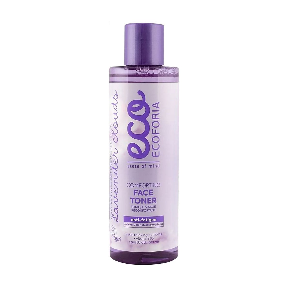 Заспокійливий тонік для обличчя Ecoforia Lavender Clouds Face Toner, 200 мл